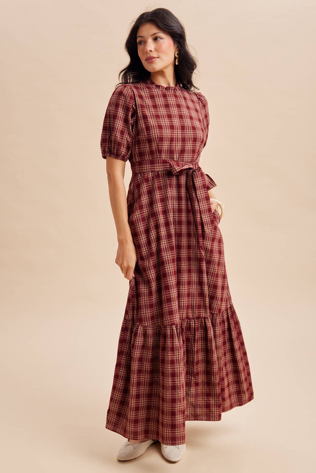 The Scout Plaid Maxi Dress