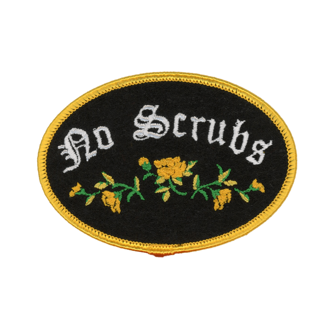 Iron on Patch: No Scrubs