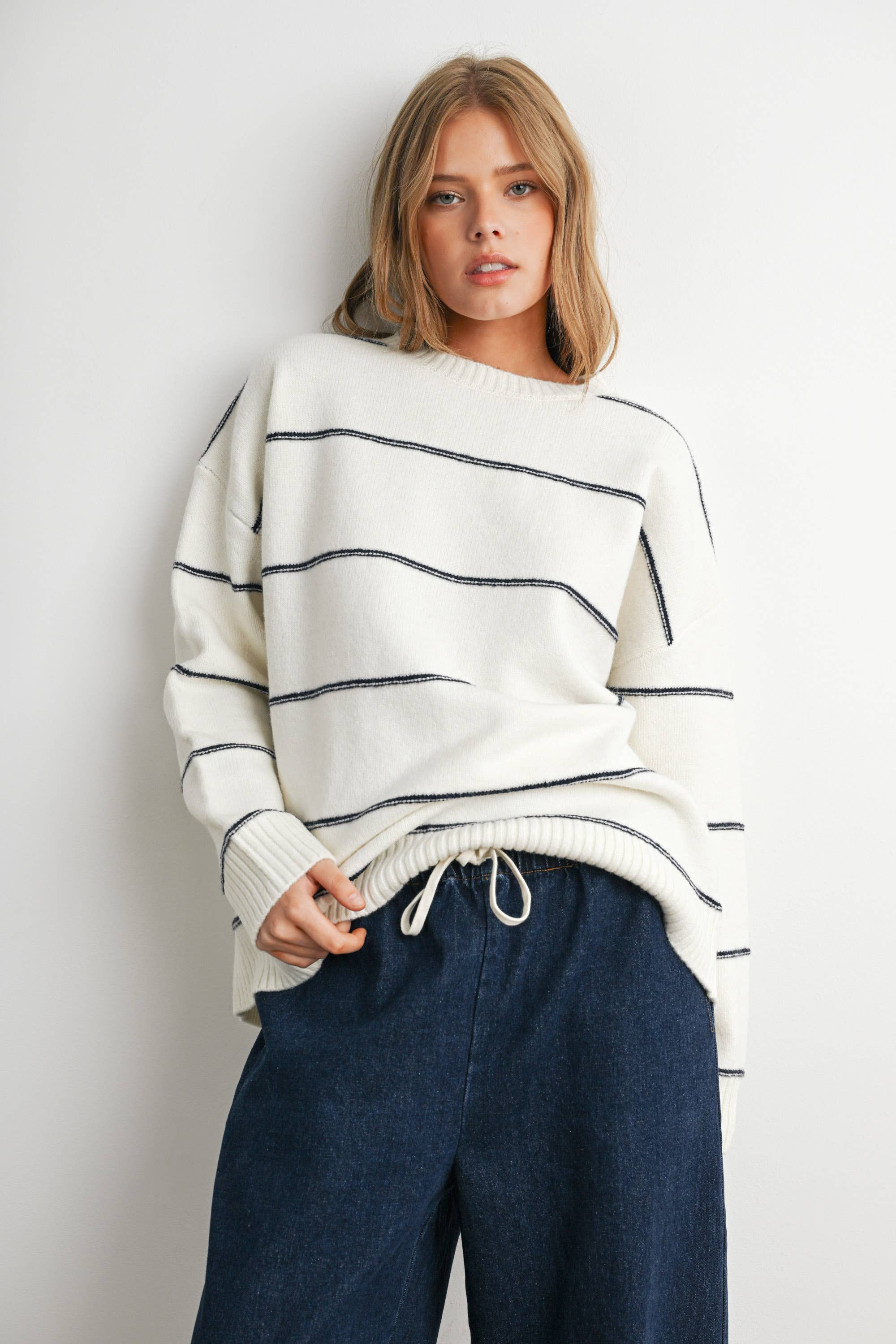The Cooper Drop Shoulder Sweater