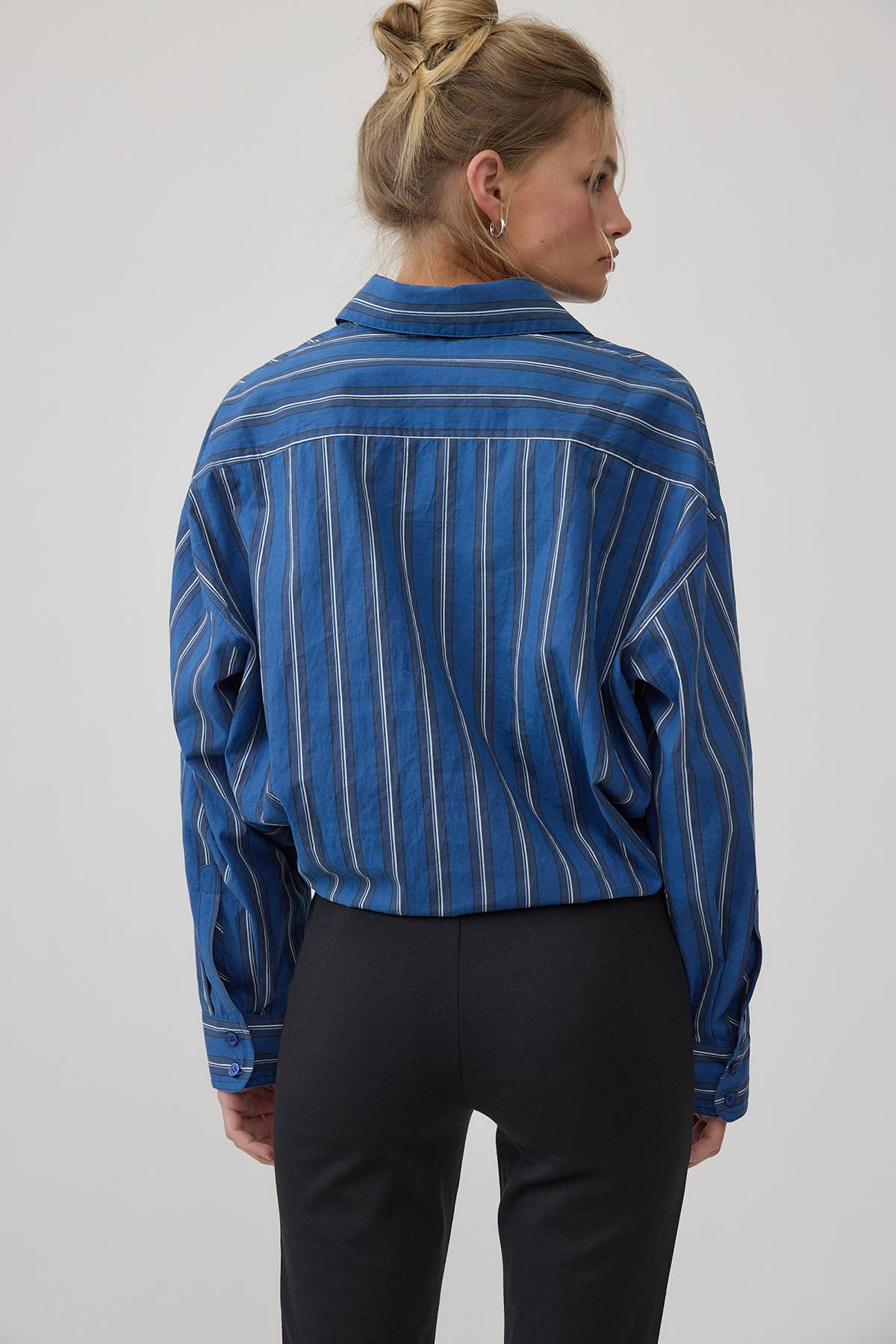 The Joe Stripe Button-Up Top
