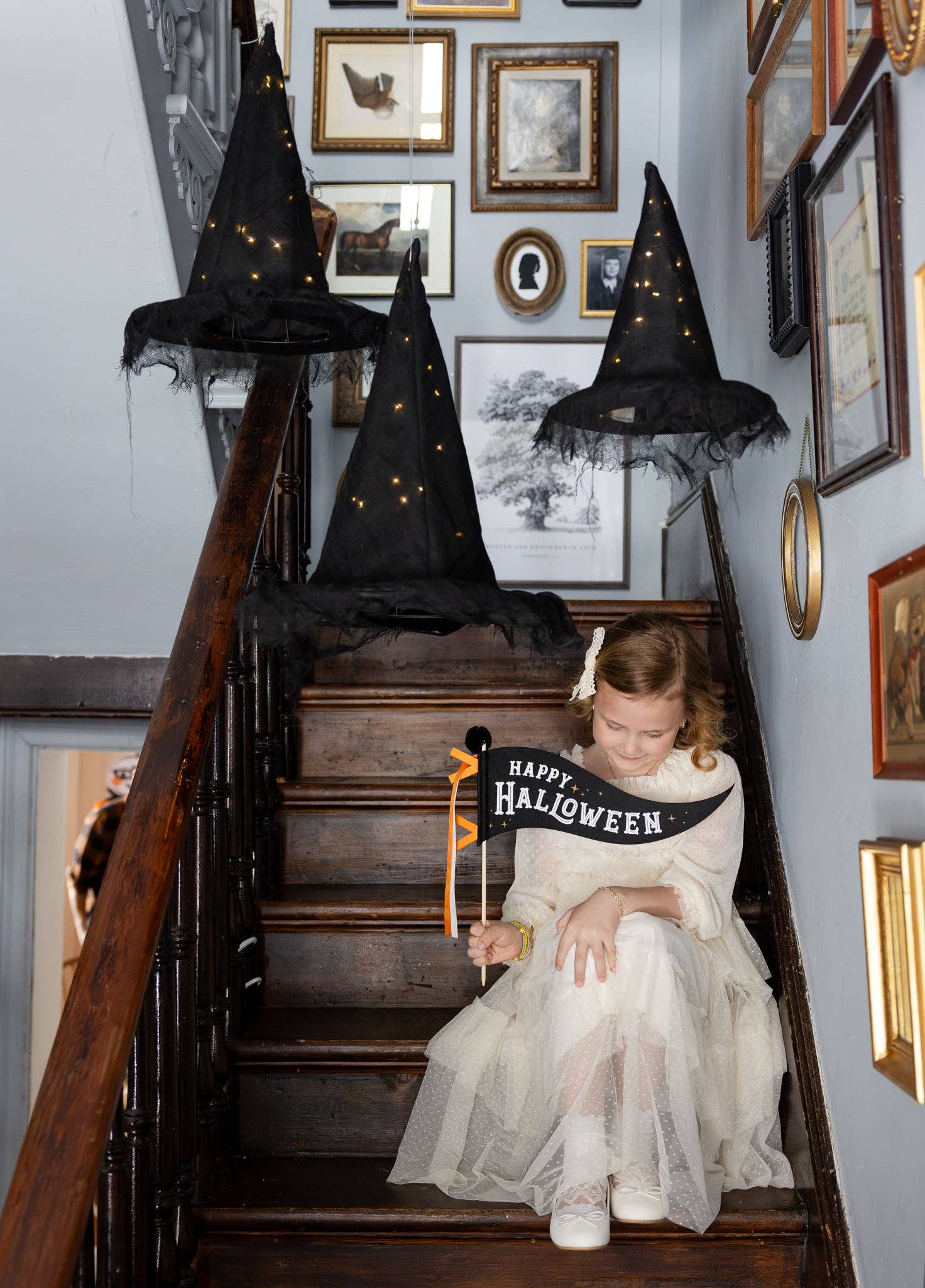 Light up Witch Hat Set