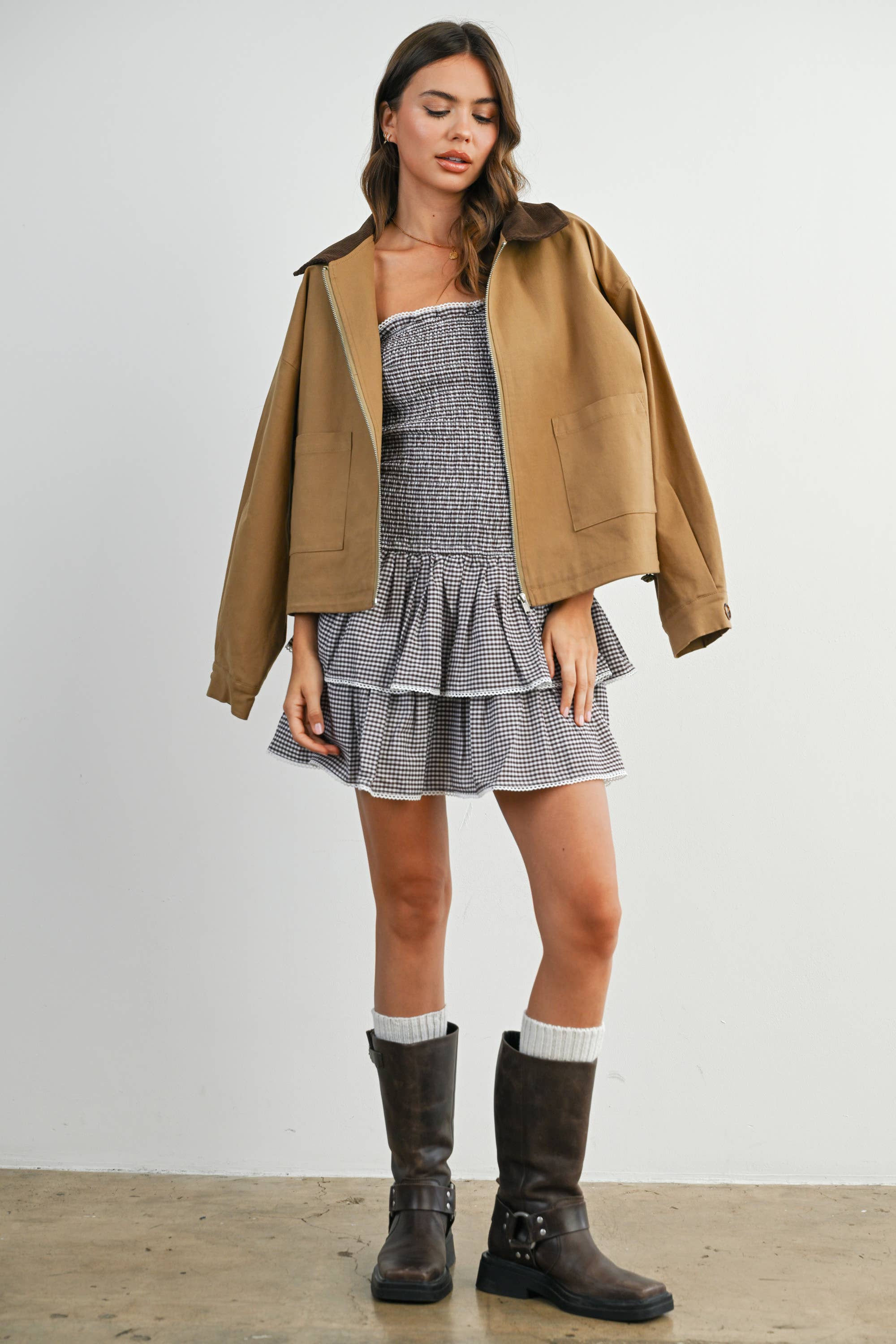 The Johnny Collared Zip-Up Jacket