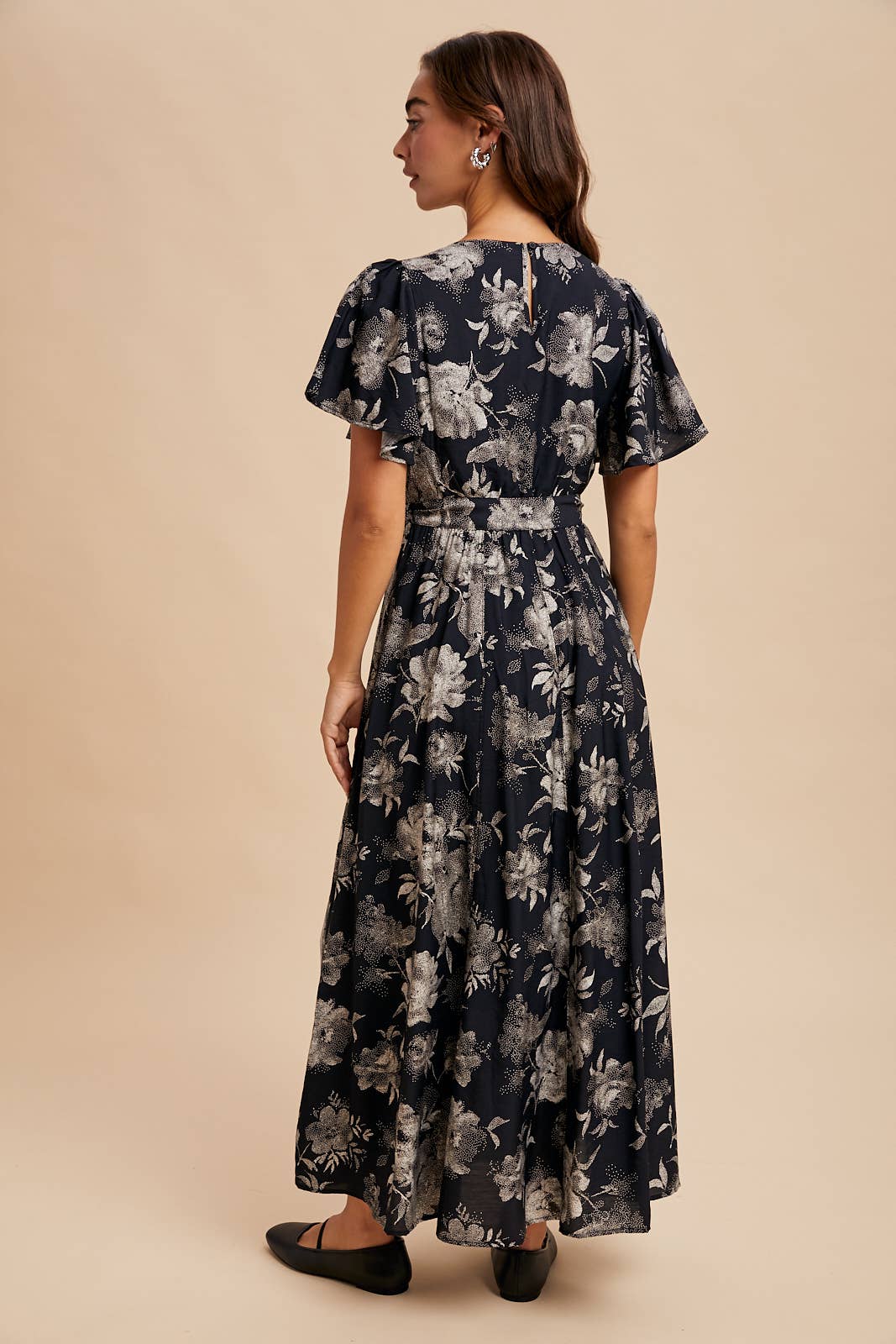 The Morgan Flutter Sleeve Dress