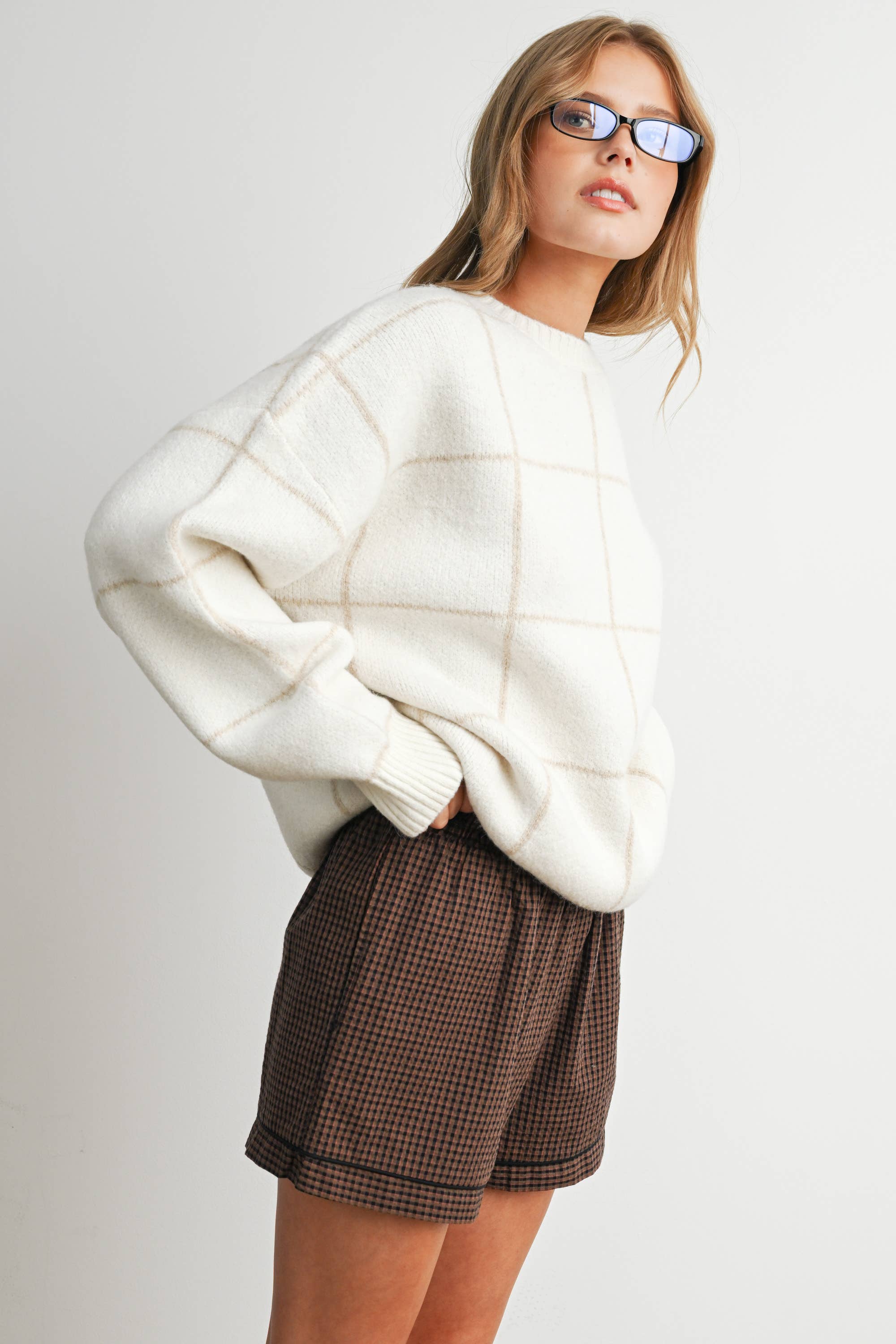 The Lasso Checkered Sweater