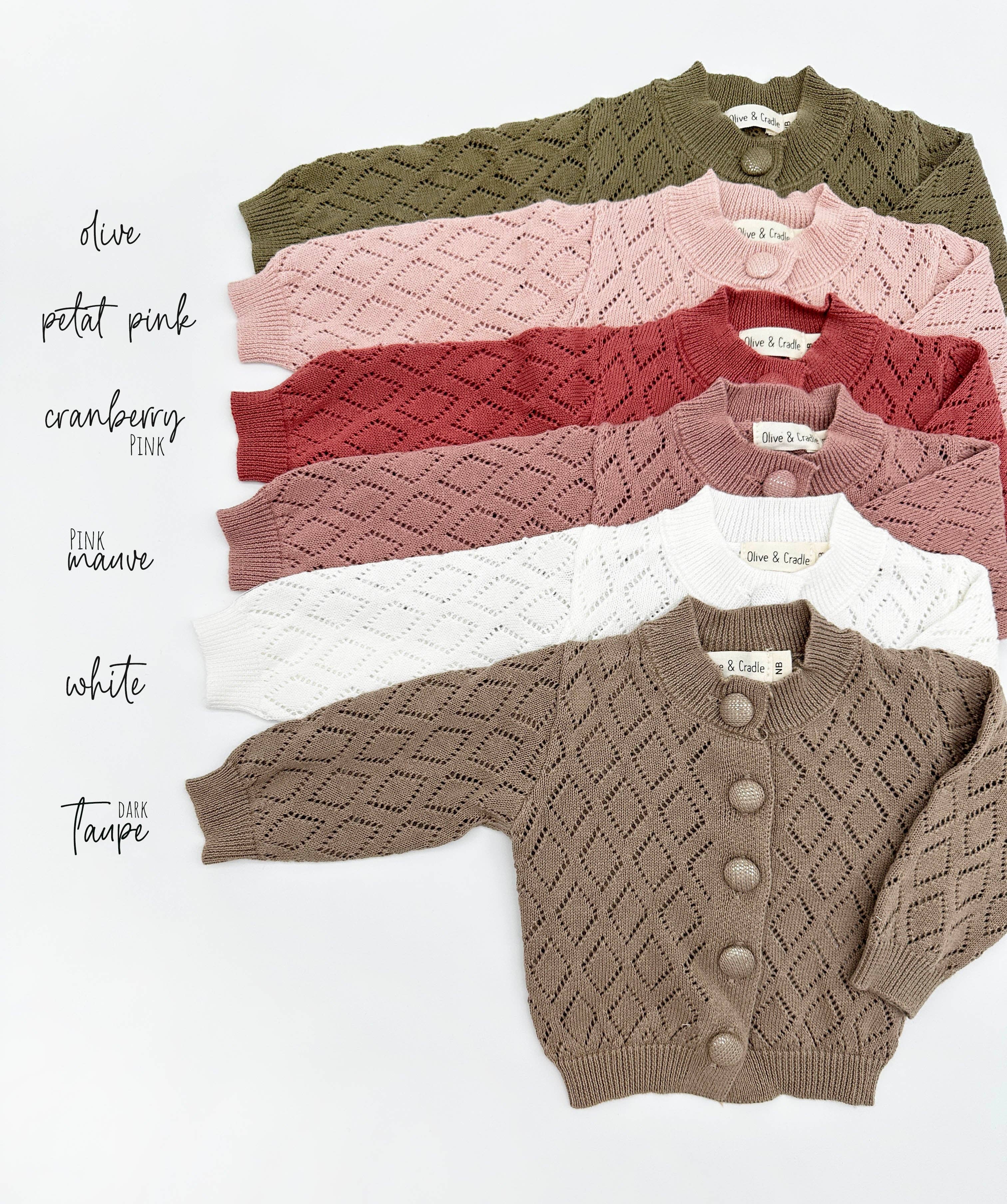 The Ellanor Pointelle Cardigan