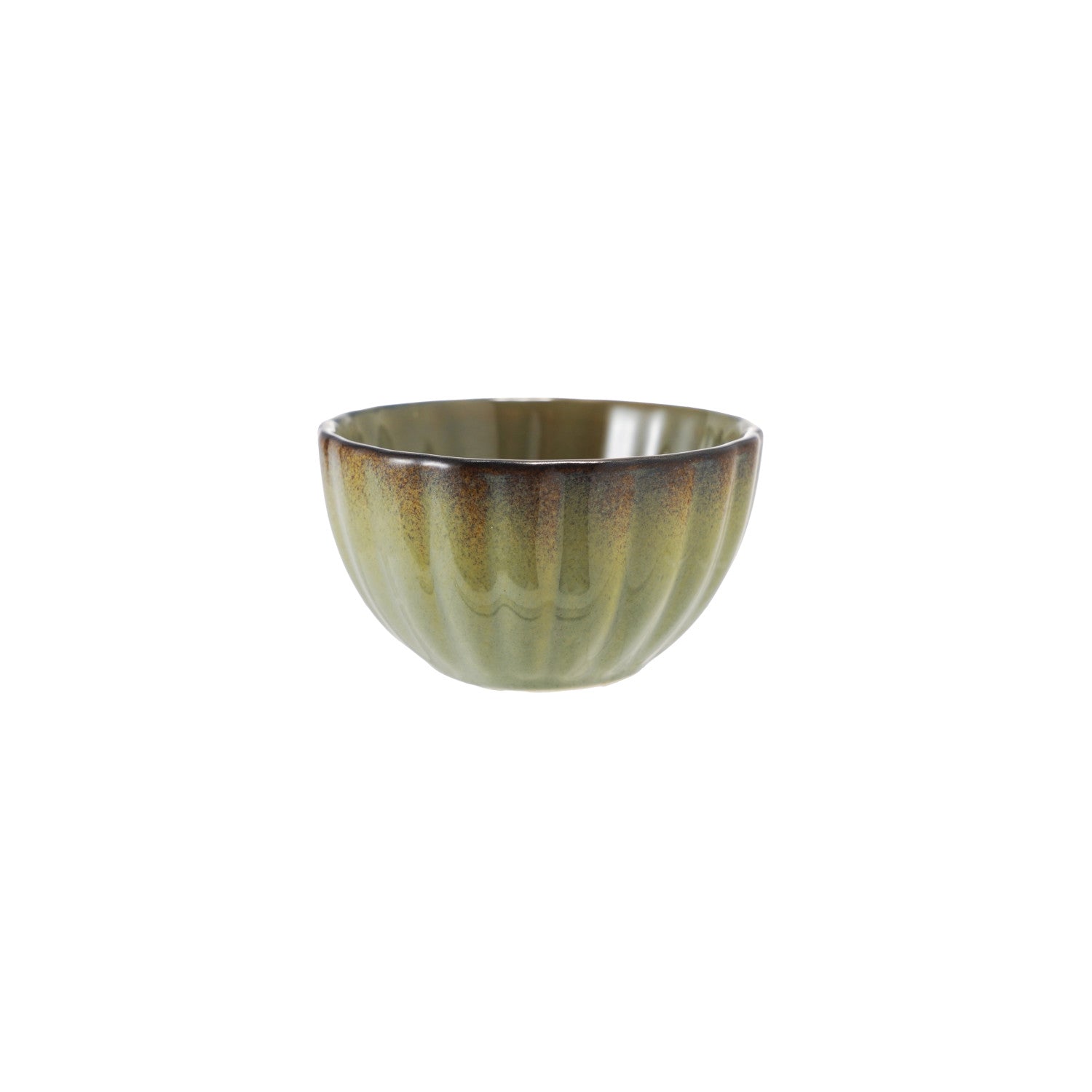 Ribbed Stoneware Bowl