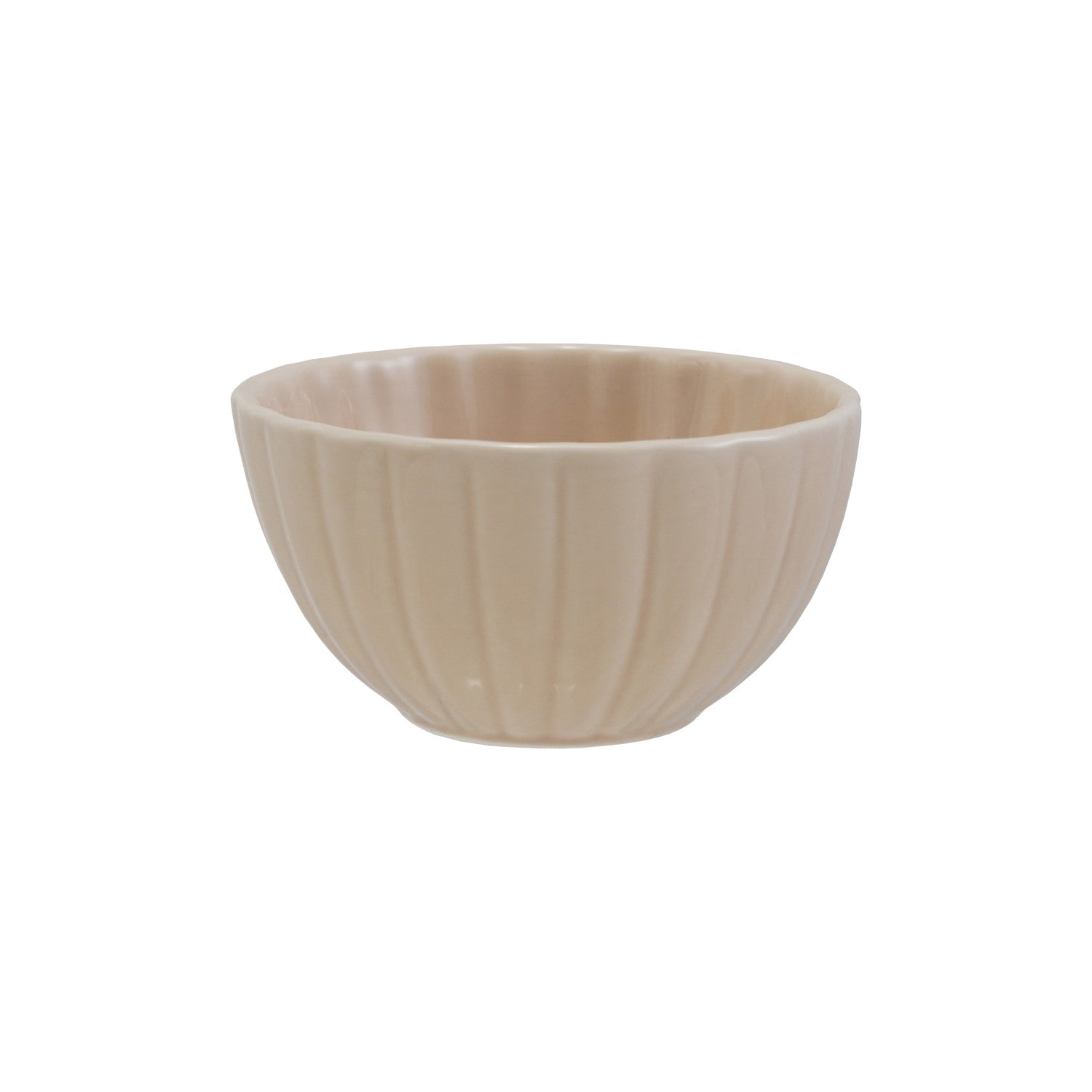Ribbed Stoneware Bowl