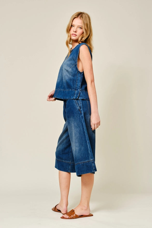The Theodora Pleated Culotte