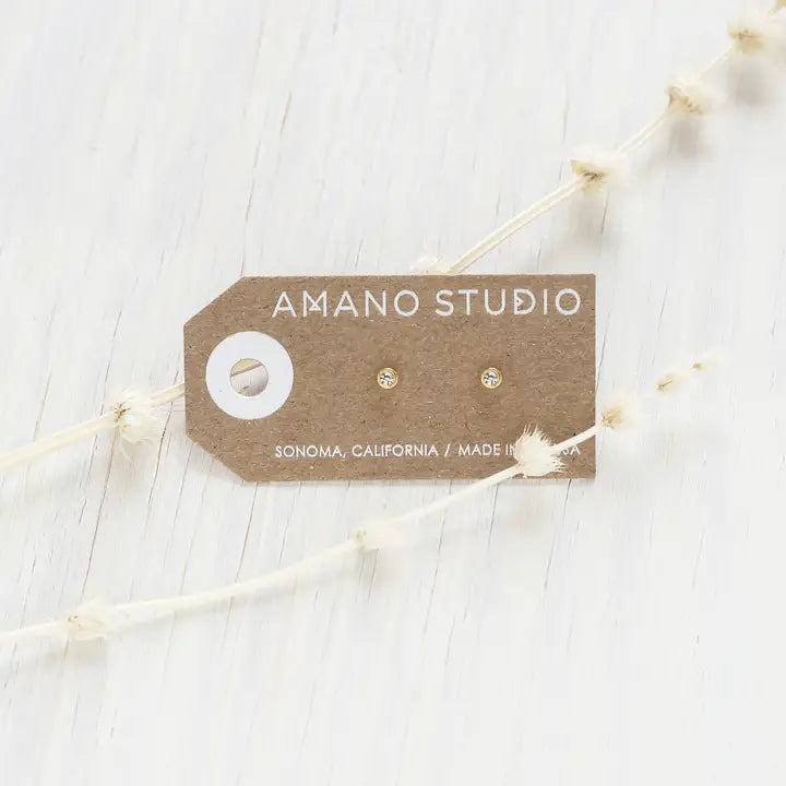 Tiny Dot Stud Earrings