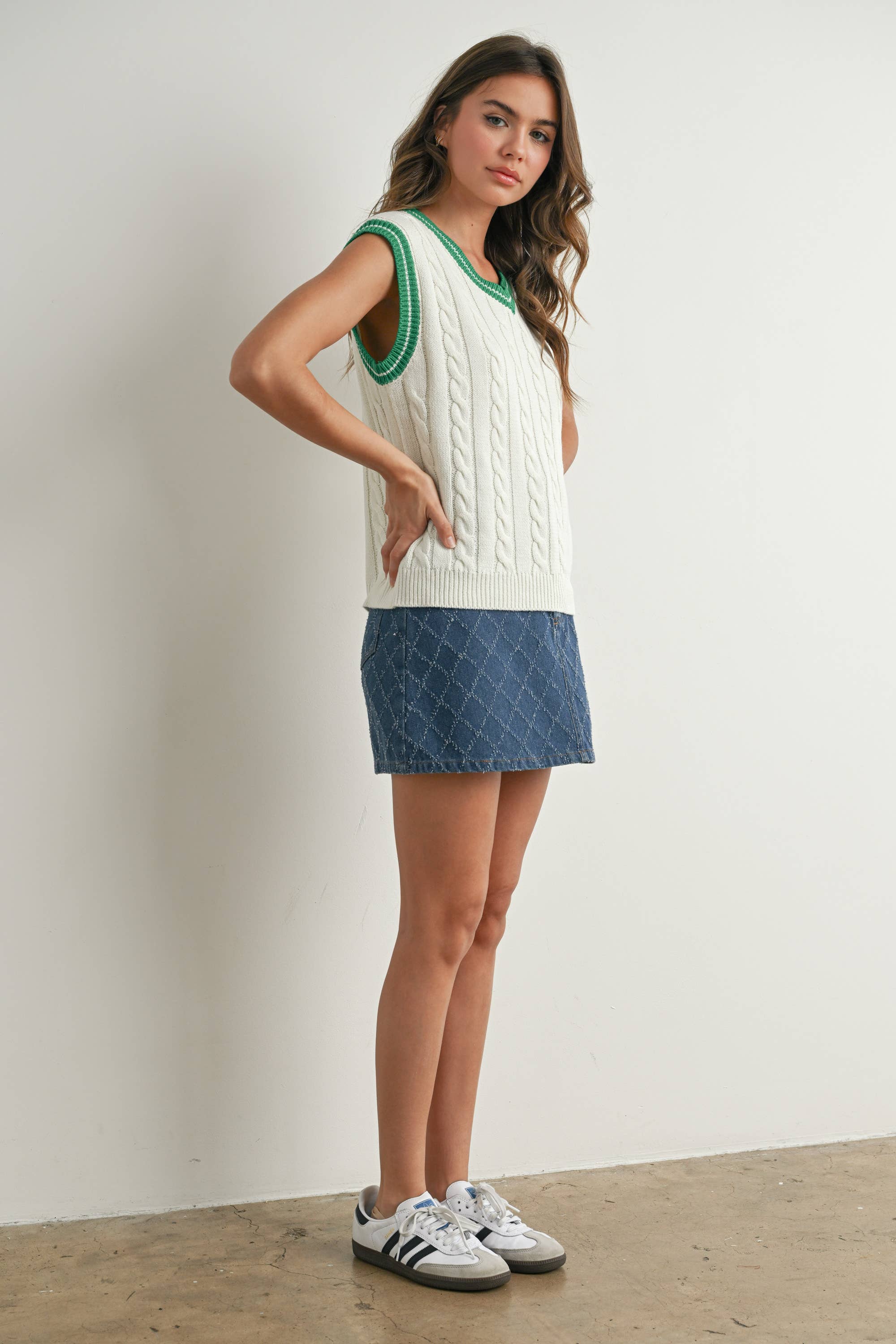 The Val Knitted Sweater Vest
