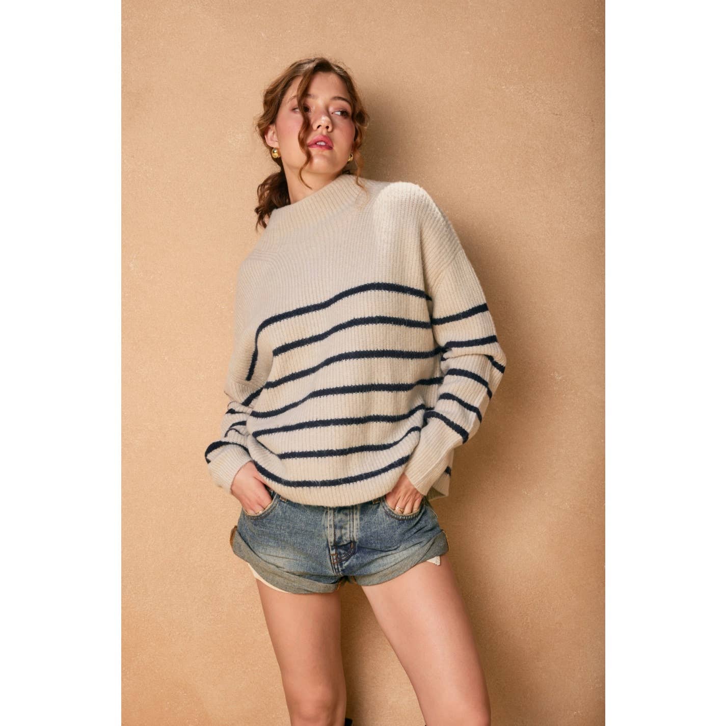 The Bridget High Neck Sweater