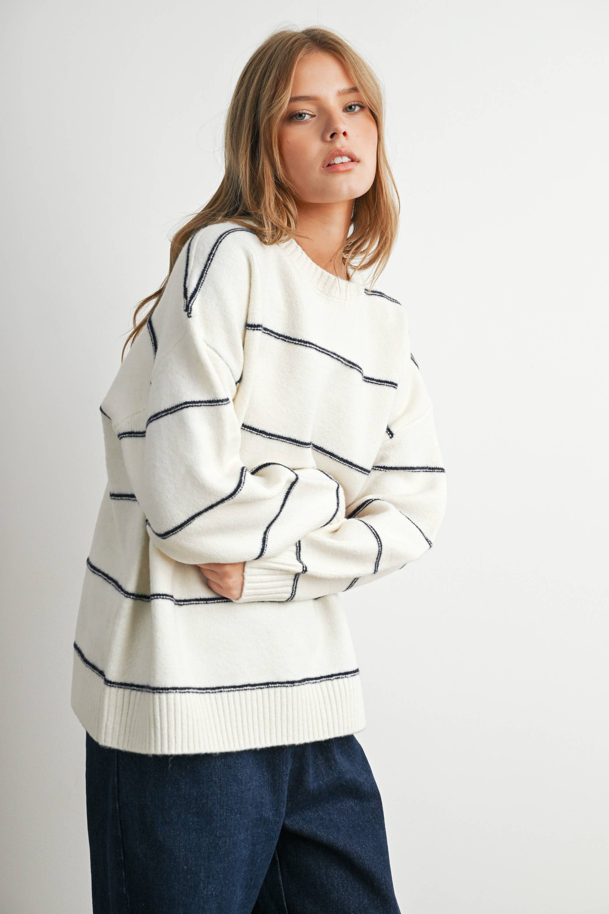 The Cooper Drop Shoulder Sweater