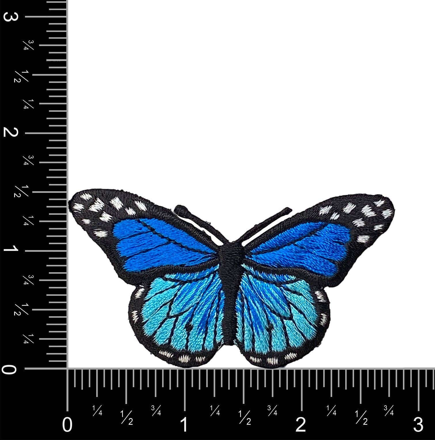 Iron on Patch: Blue Butterfly