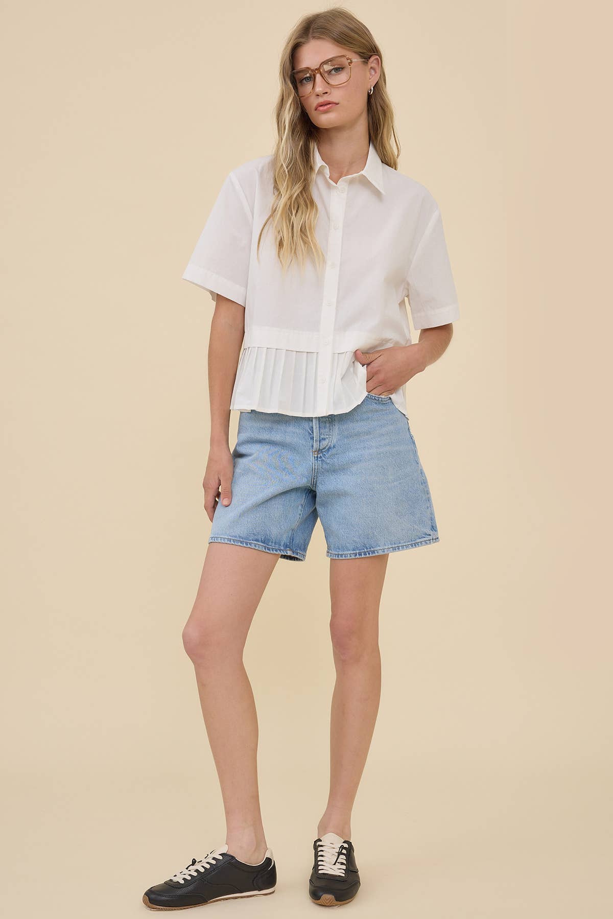 The Pippin Pleated Top