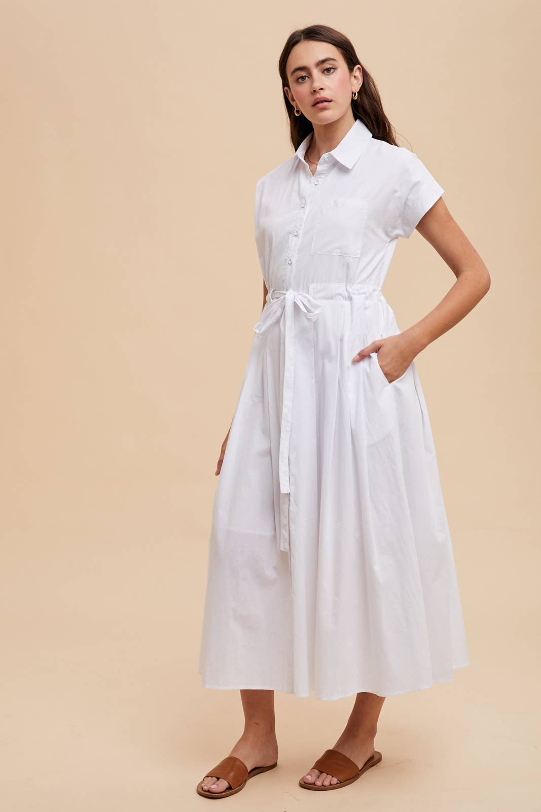 The Janette Tie Waist Dress