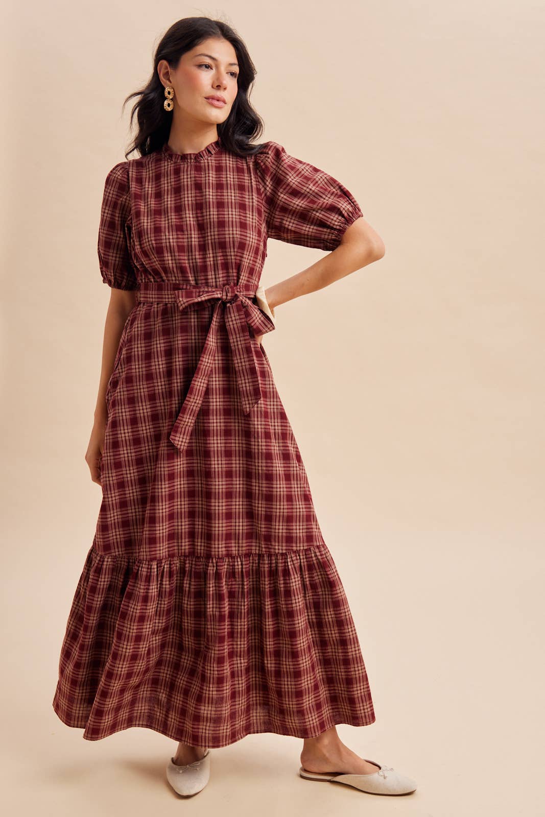 The Scout Plaid Maxi Dress