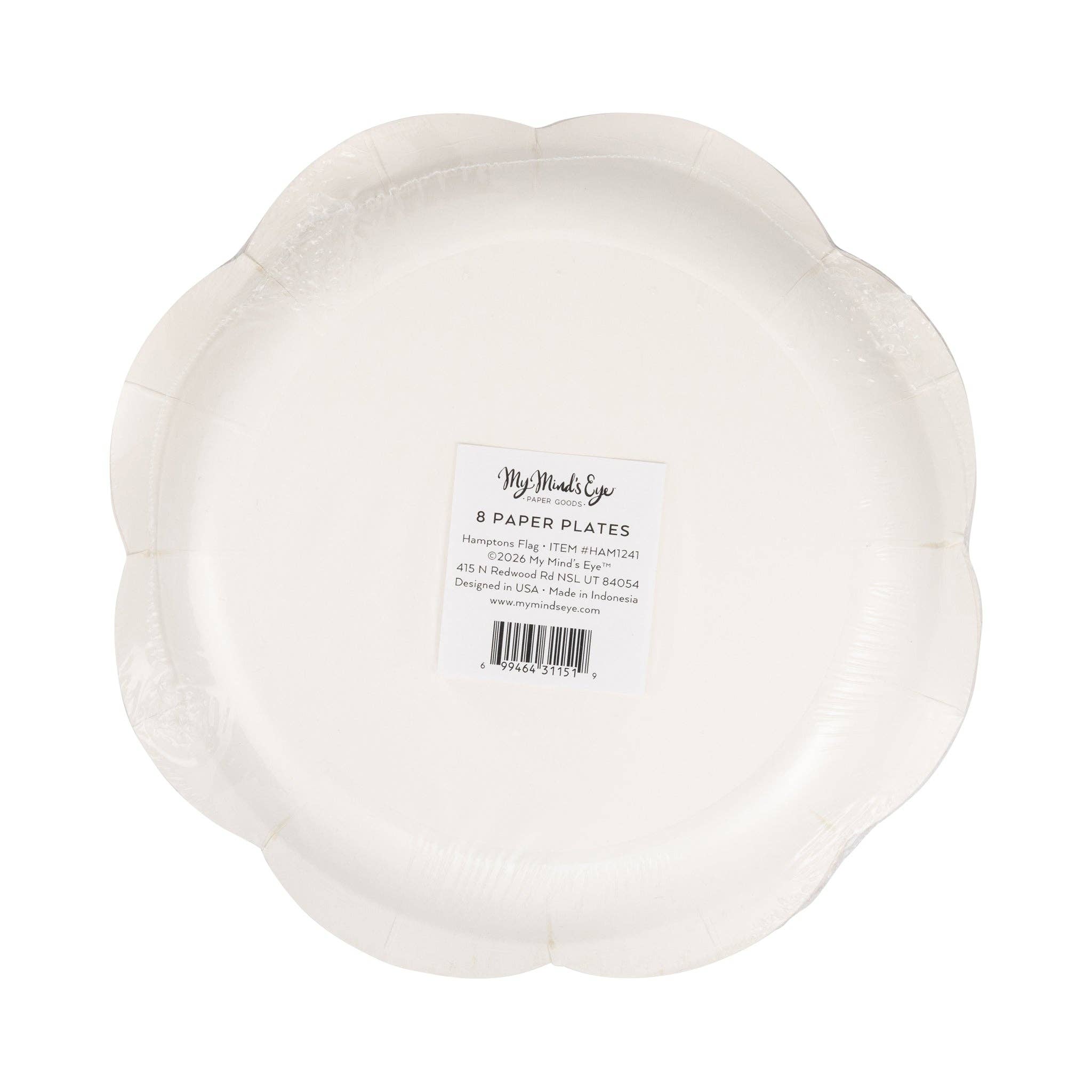 Flag Paper Plate