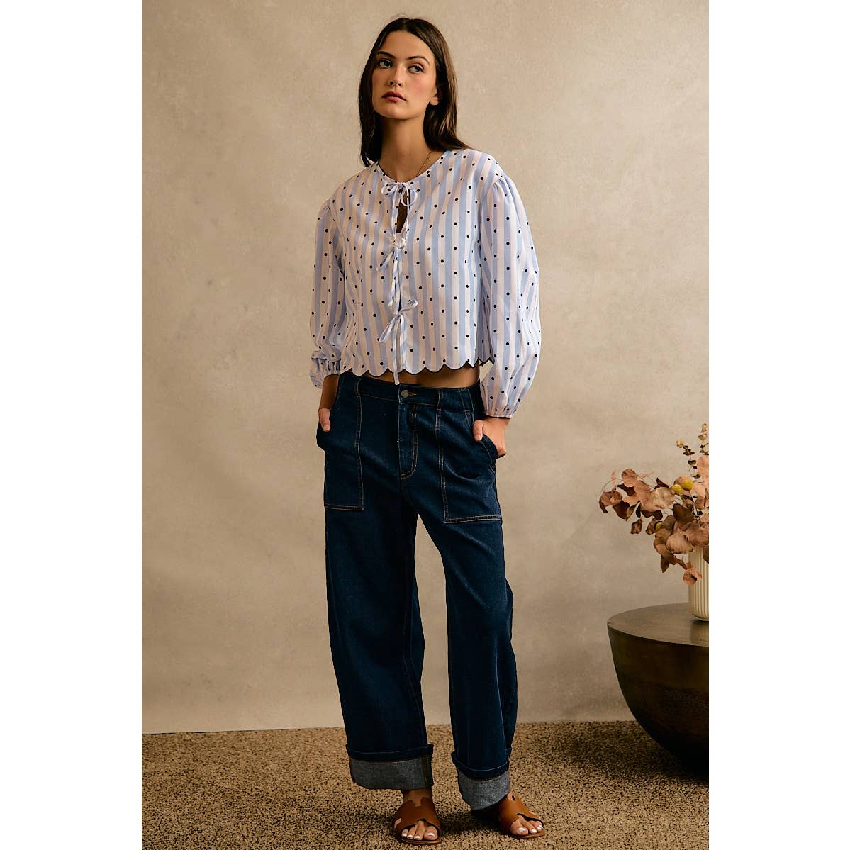 The Tessa Barrel Jean