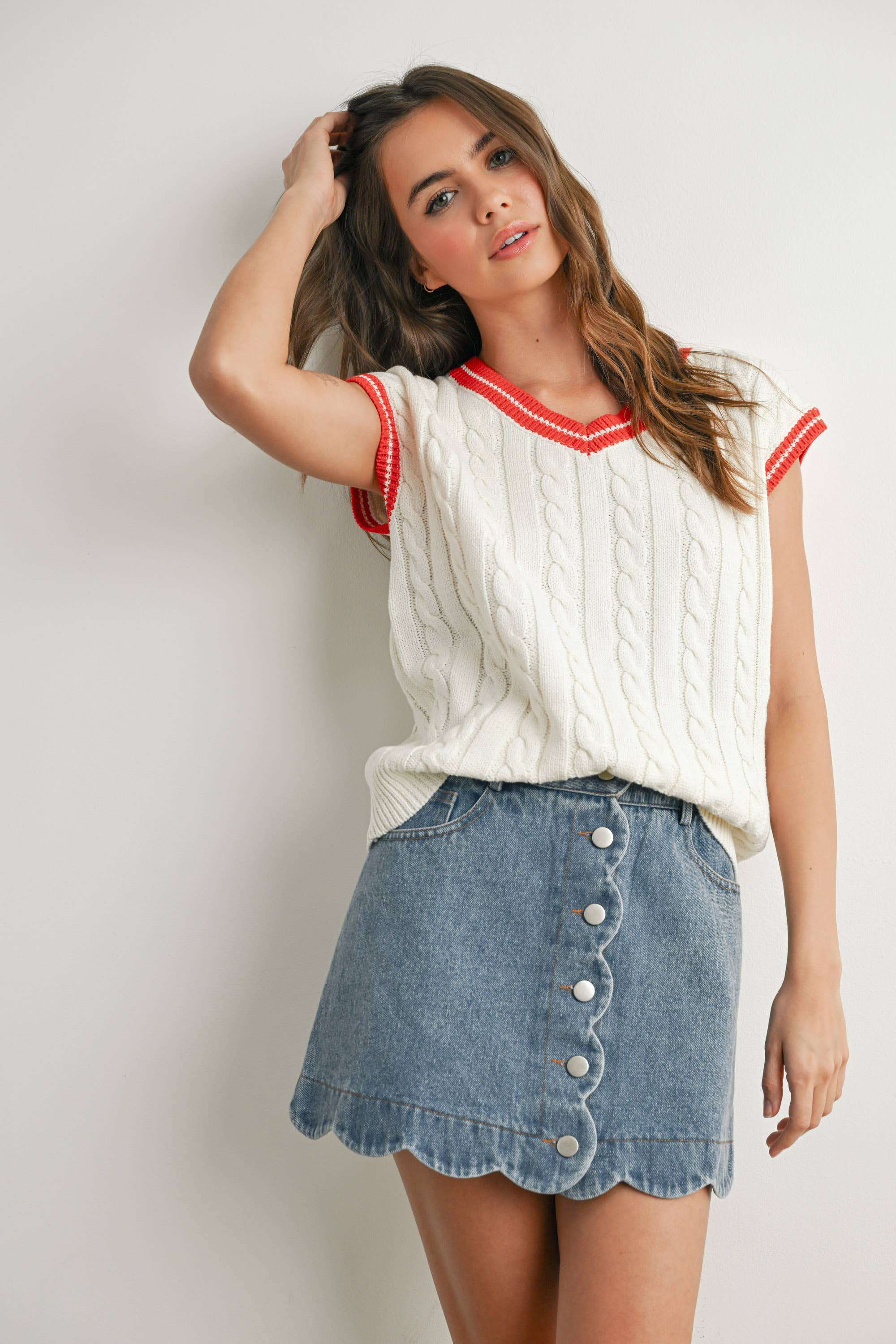 The Val Knitted Sweater Vest