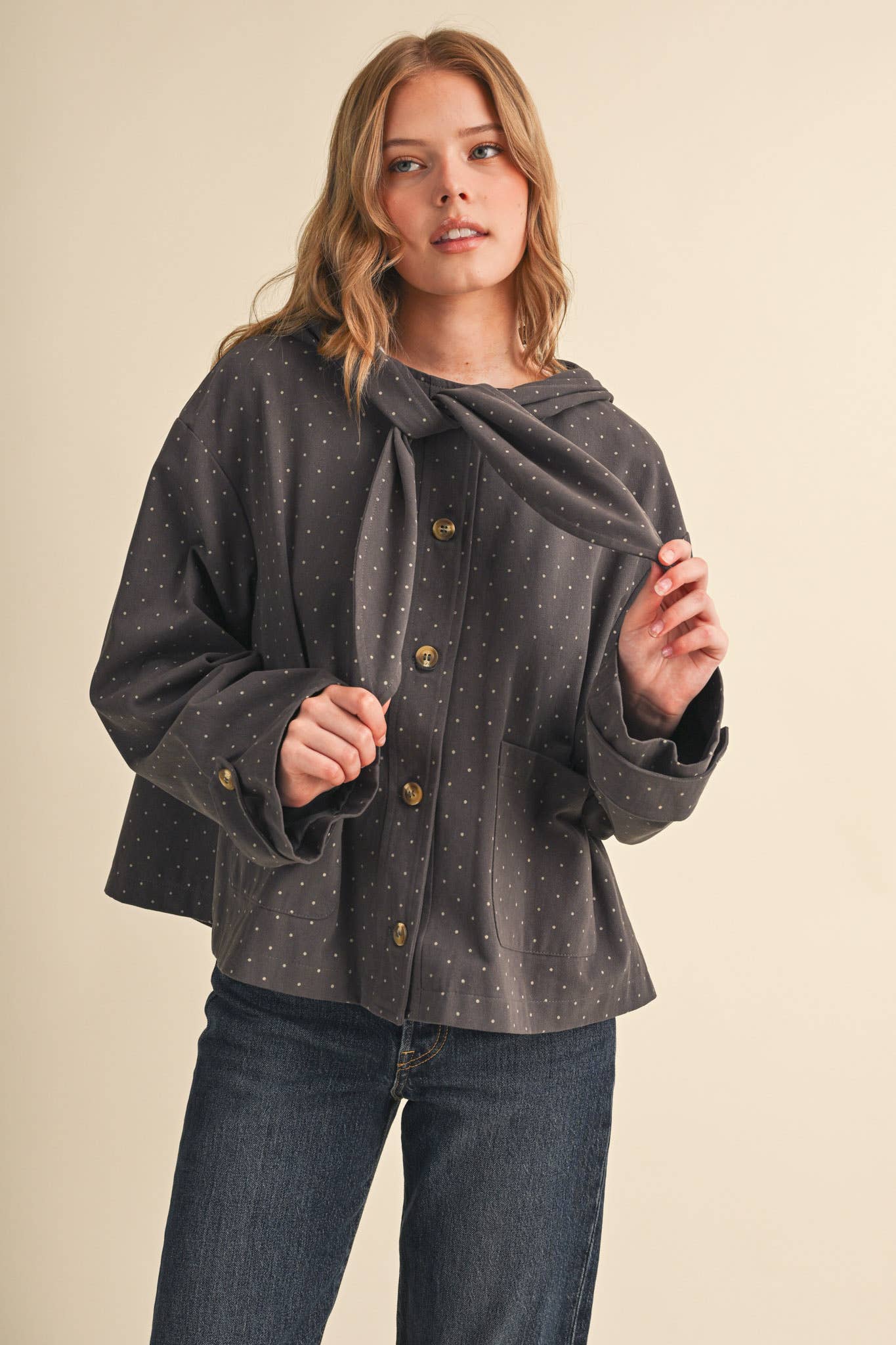 The Robyn Scarf Jacket