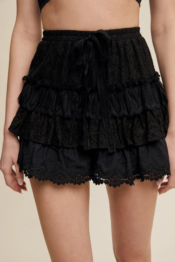 The Viola Lace Short