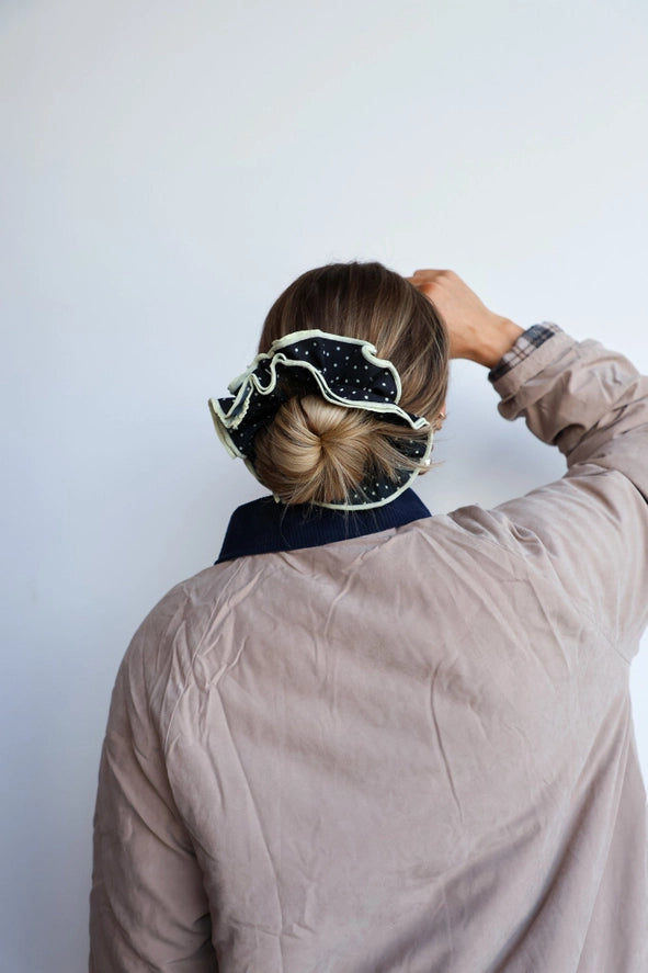 Polka Dot Corset Scrunchie