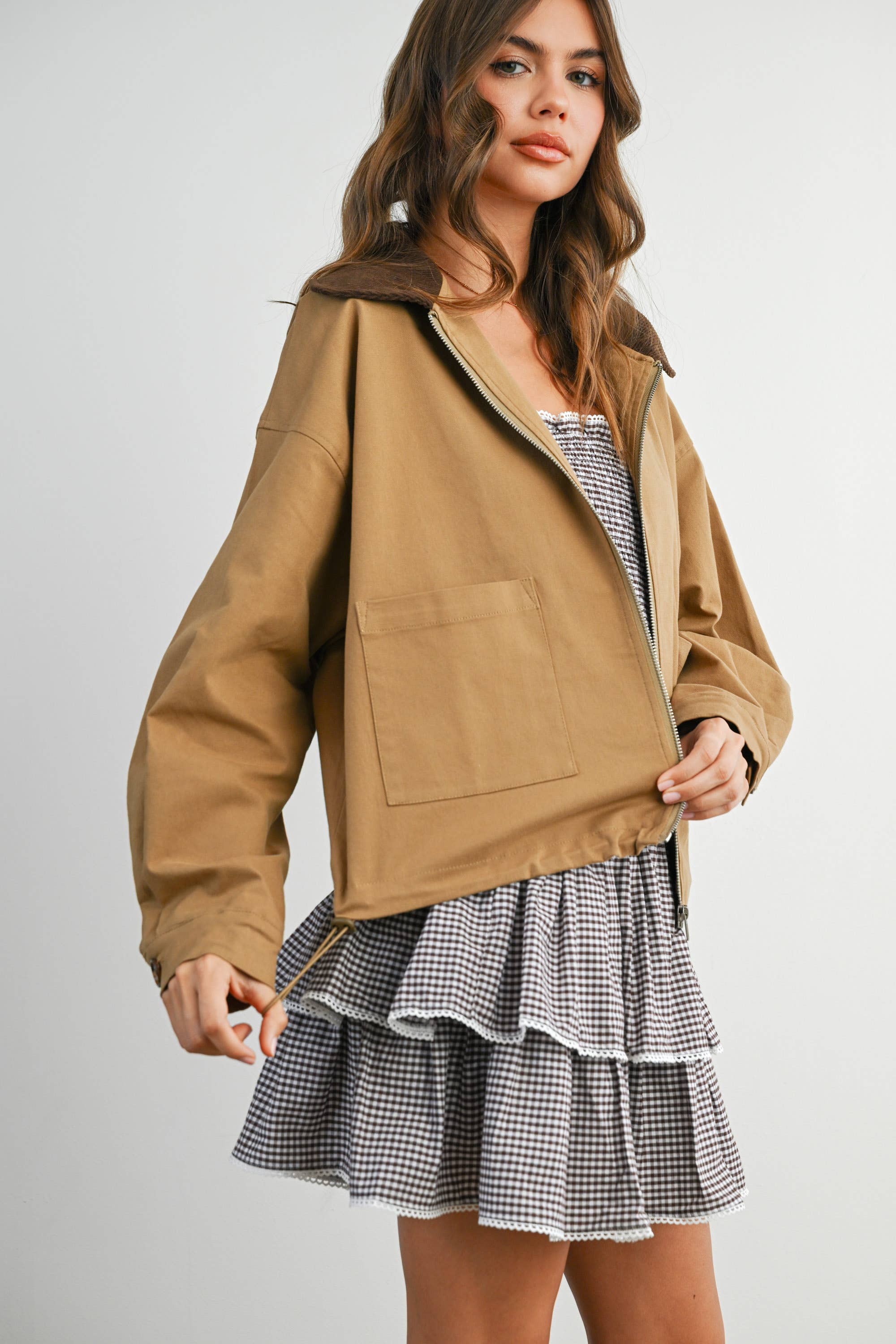 The Johnny Collared Zip-Up Jacket