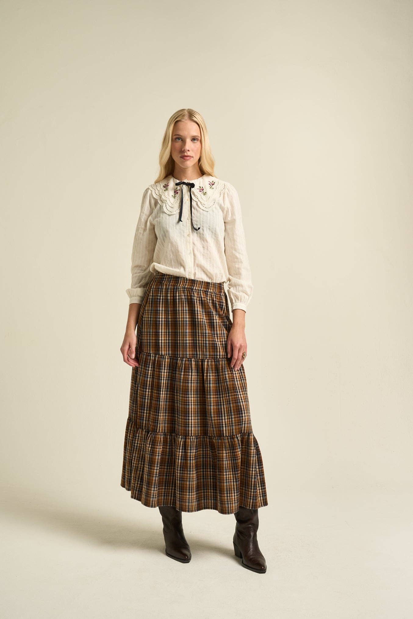 The Evie Blue Skirt
