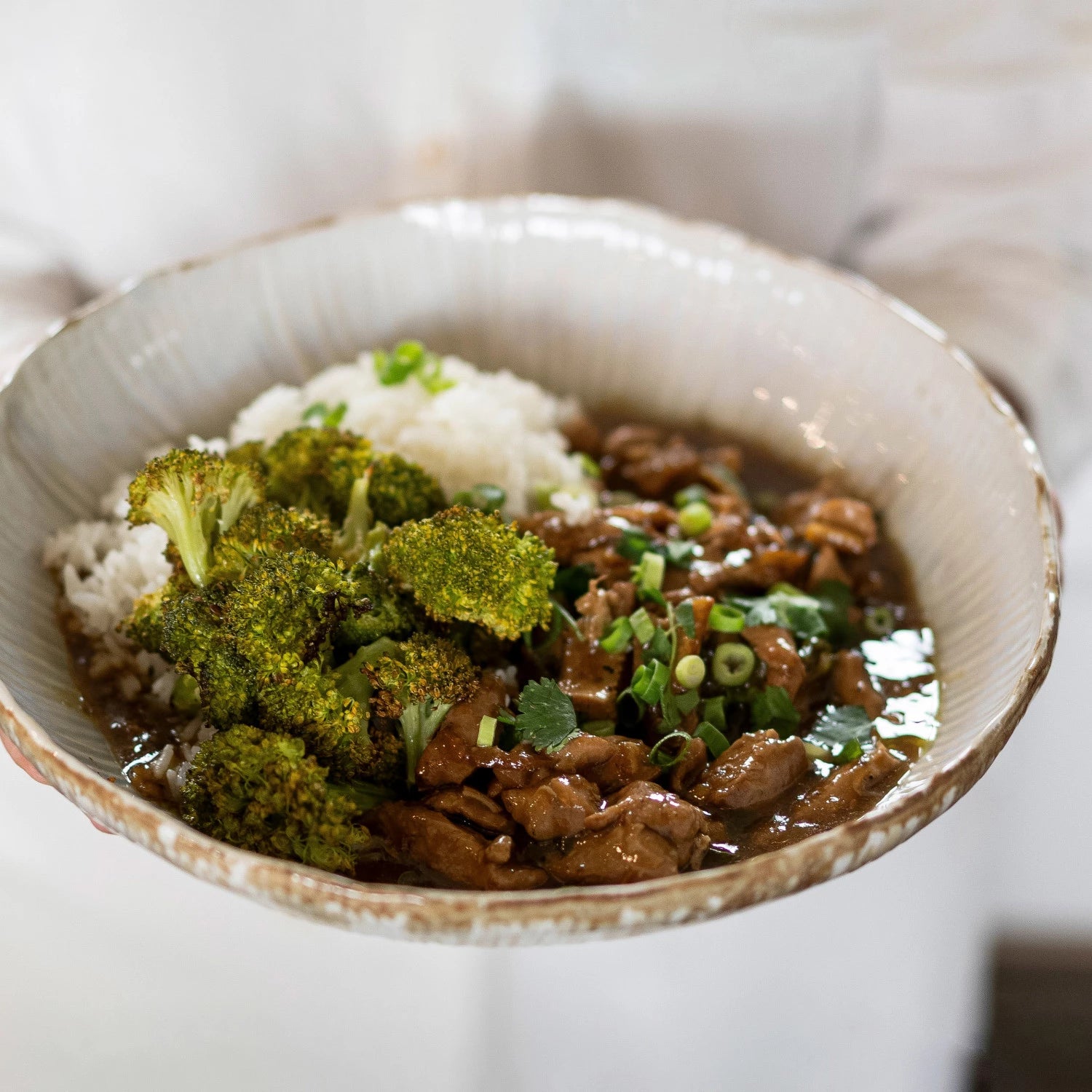 Product shoot for orange chicken sauce
