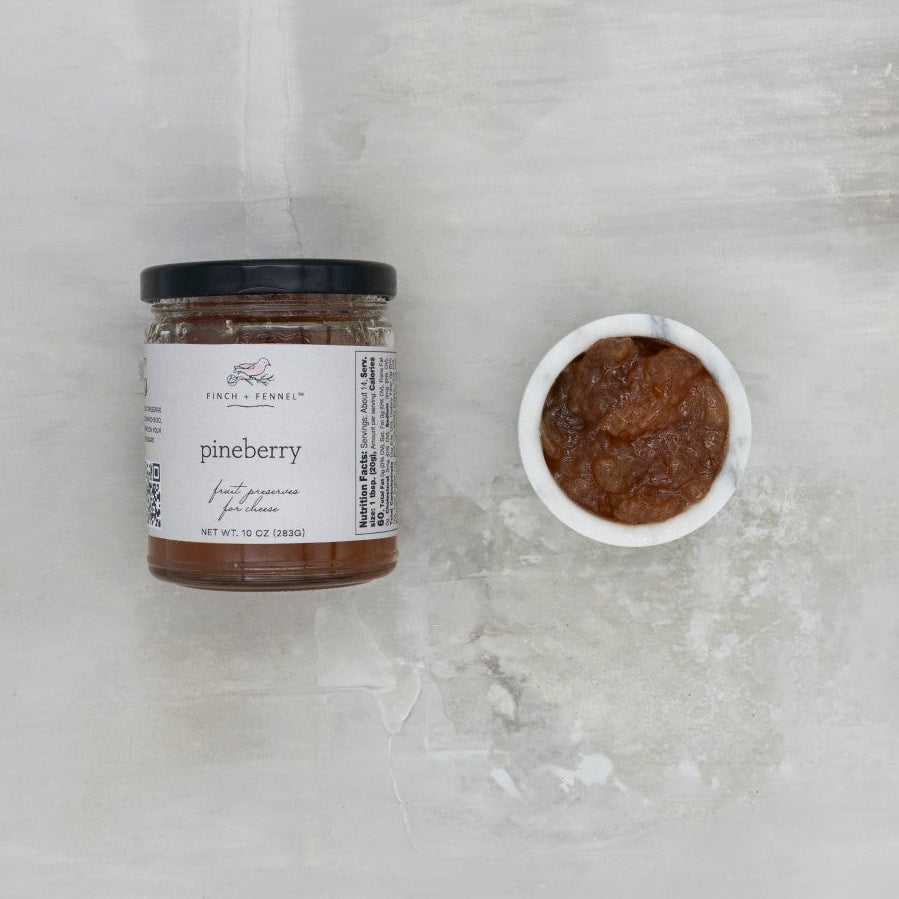 Pineberry Fruit Preserves for Cheese