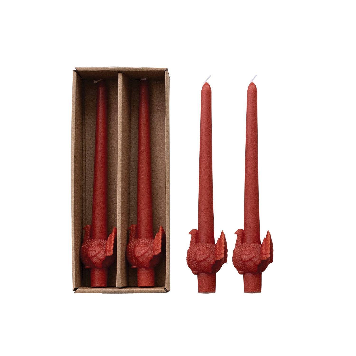Unscented Fall Taper Candles