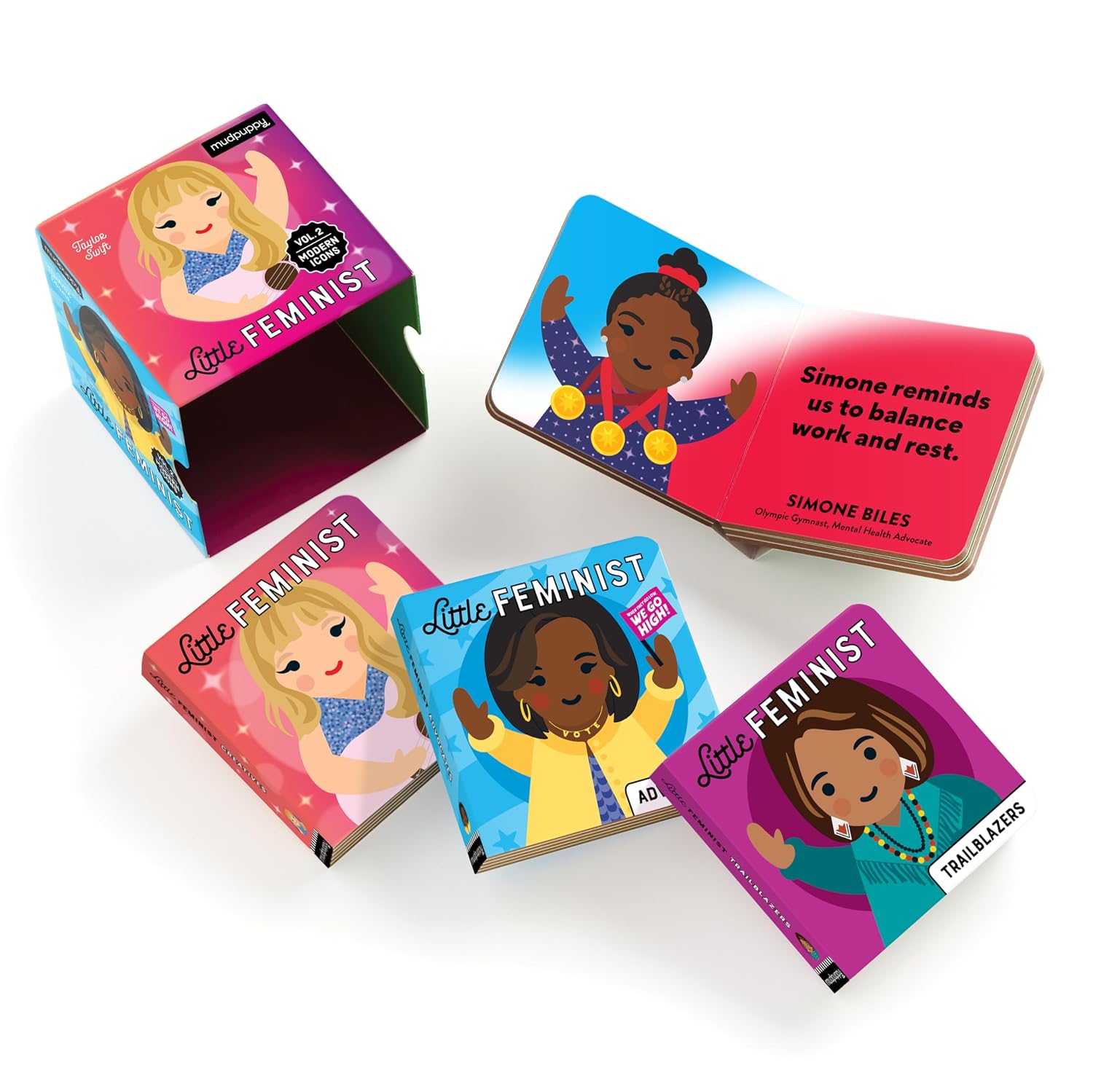 Little Feminist Board Book Set Volume 2: Modern Icons
