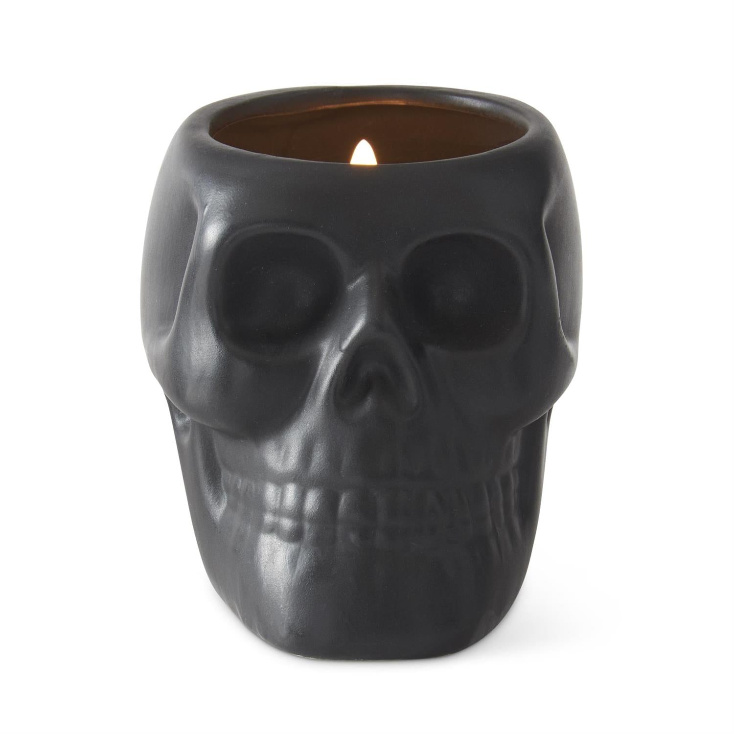 LED Flicker Flame Skull Candle