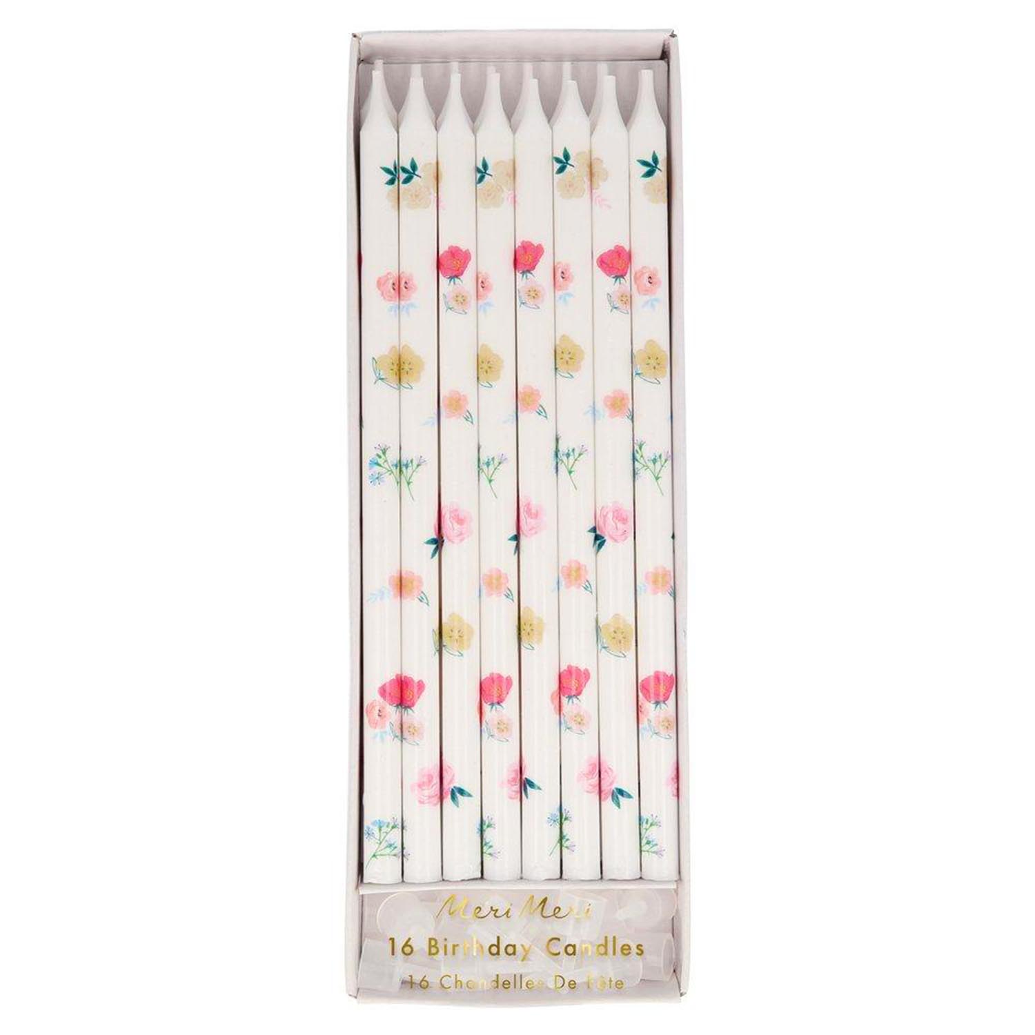 Floral Pattern Candles
