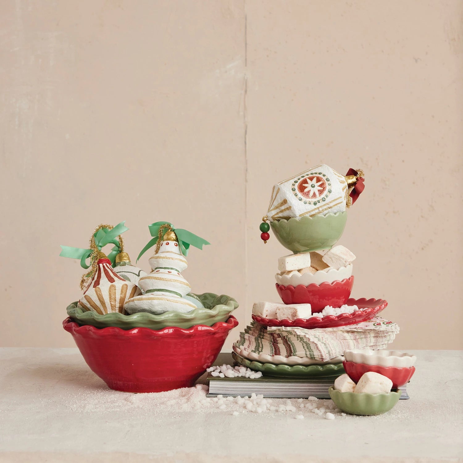 Stoneware Scalloped Collection