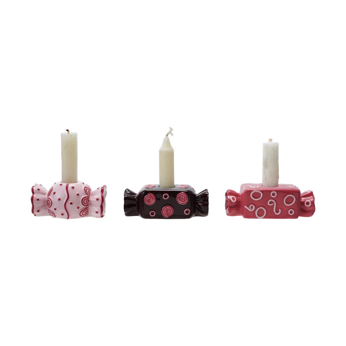 Ceramic Candy Taper Holder | Jolley's Corner