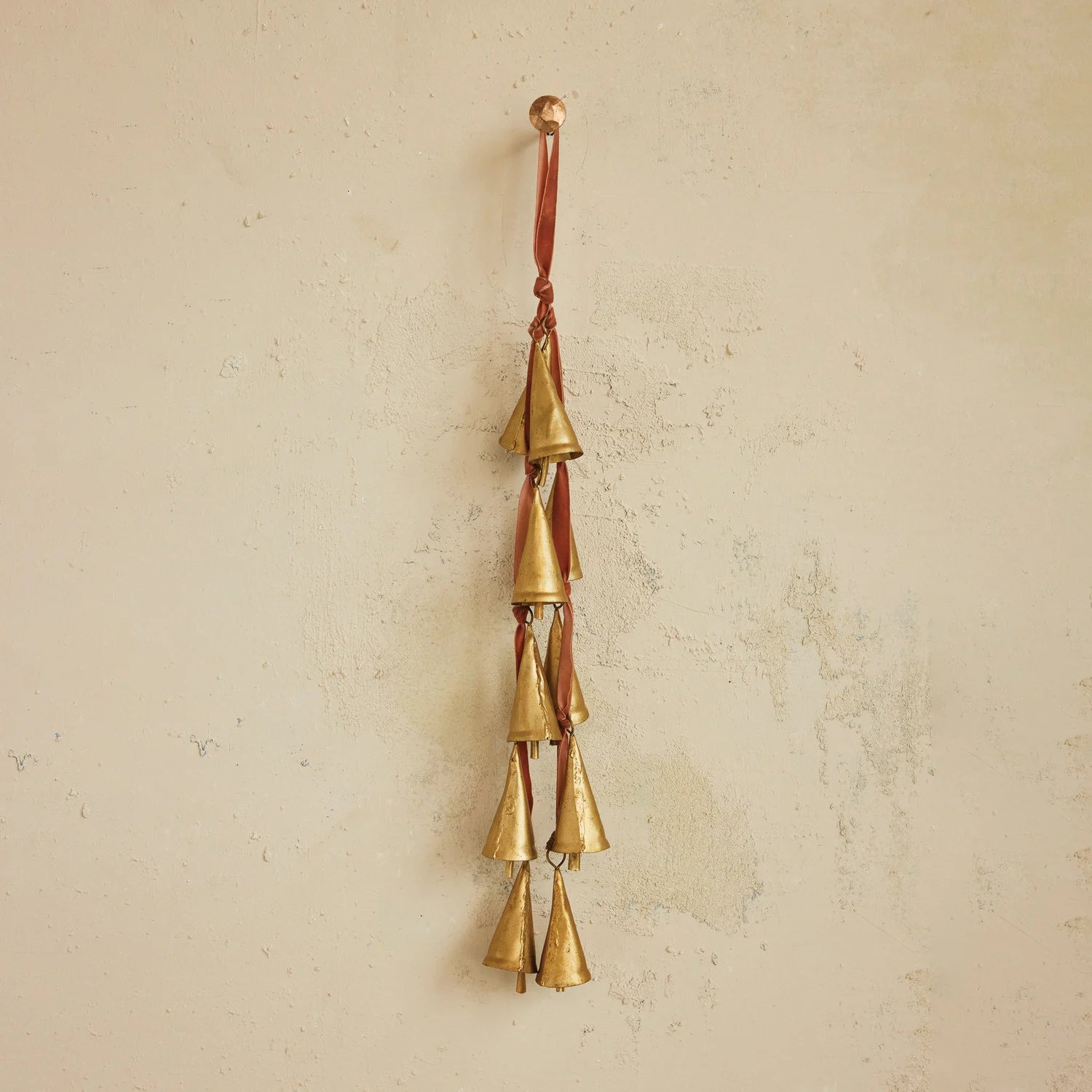 Velvet Ribbon Door Hanger with Bells